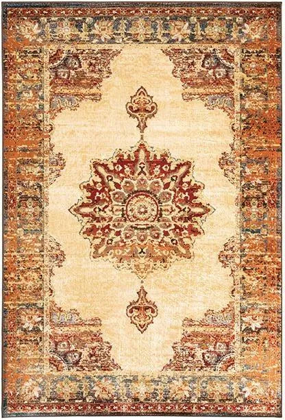 Juliette 8120W Gold/Orange Rug - Rug & Home