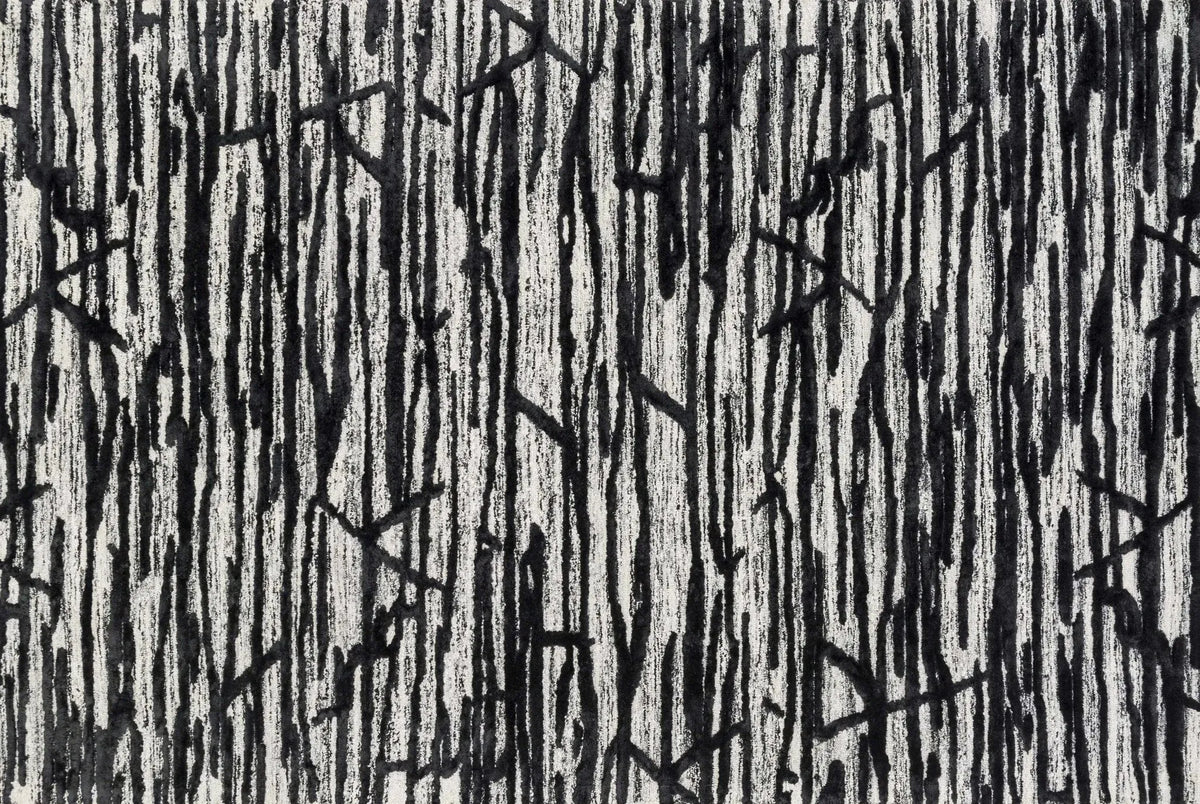 Juneau JY 07 Ivory / Black Rug