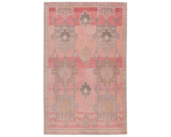 Kairos Kar05 Faron Pink/Tan Rug - Rug & Home