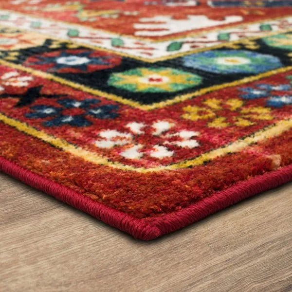 Kaleidoscope ZS023 A400 Mozambique Red Rug - Rug & Home