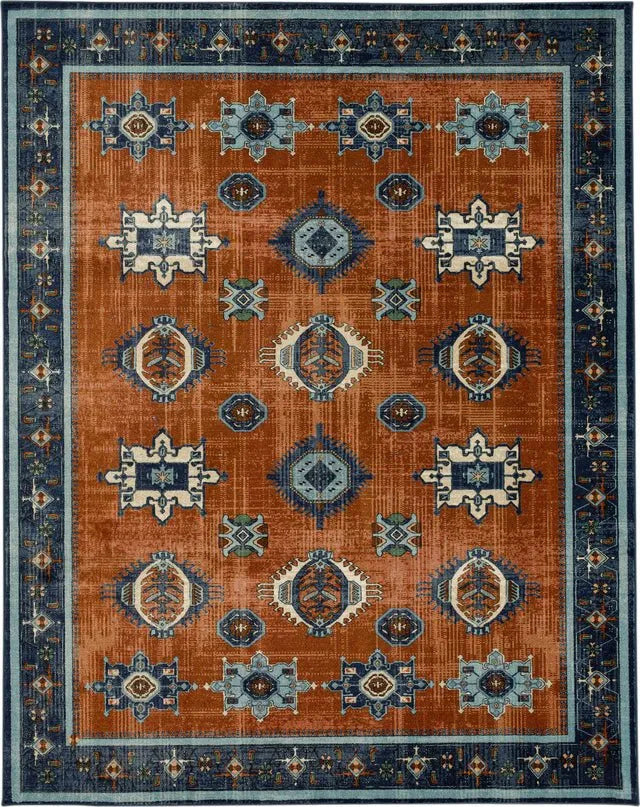 Kaleidoscope ZS024 A400 Shamkir Red Rug - Rug & Home