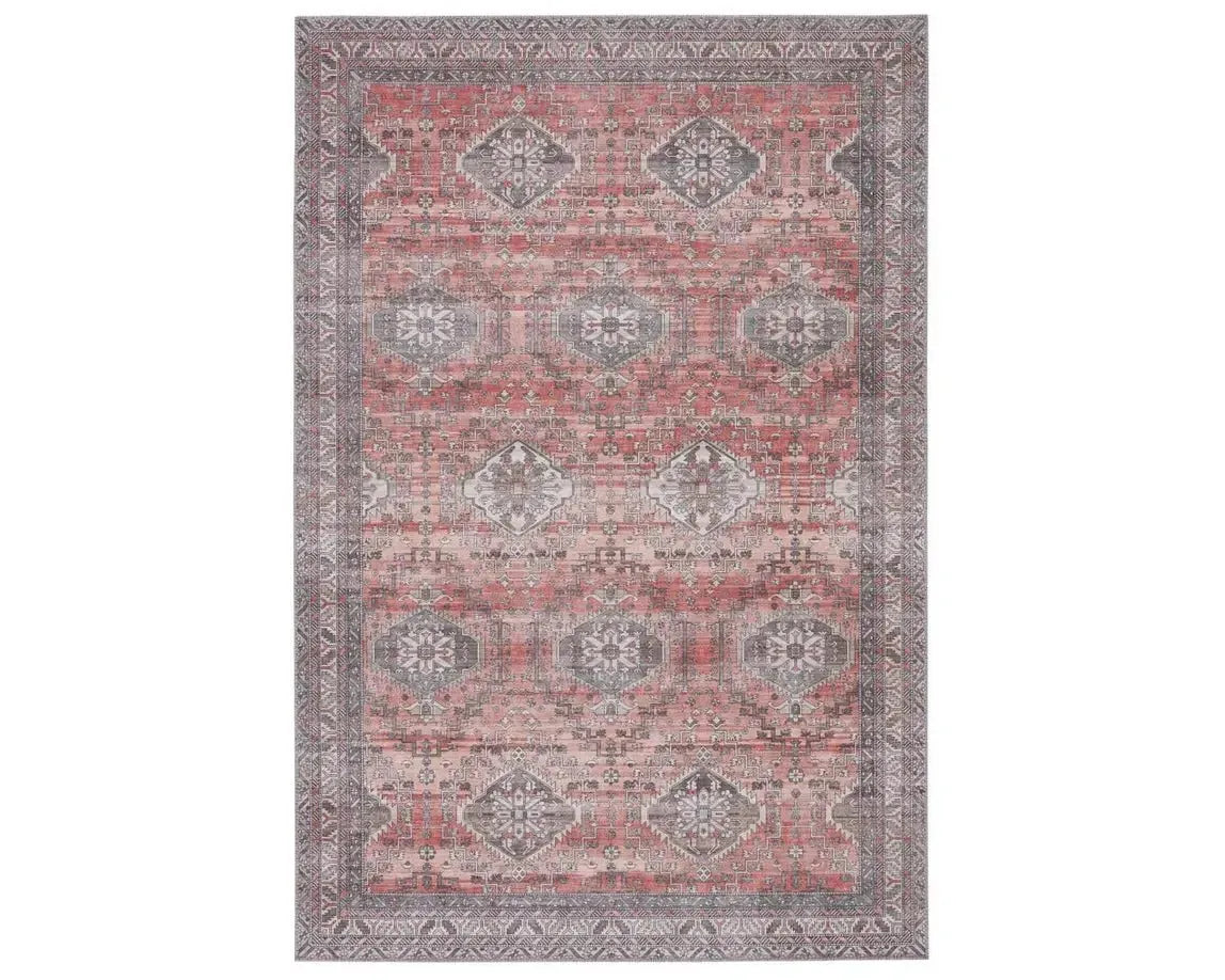 Kalesi KLS04 Red/Grey Rug