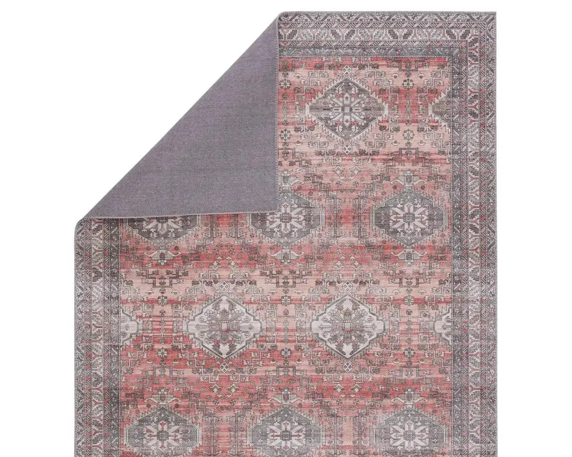 Kalesi KLS04 Red/Grey Rug