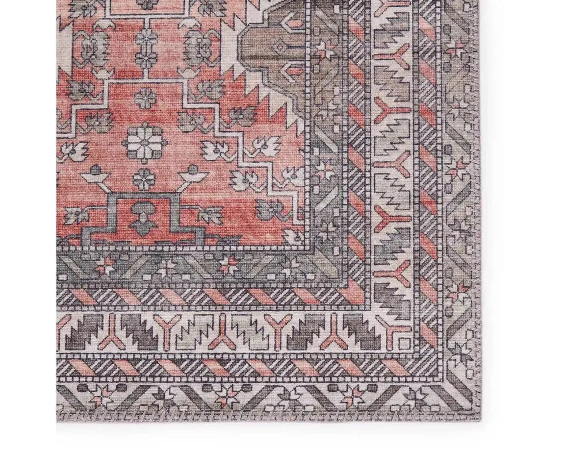Kalesi KLS04 Red/Grey Rug
