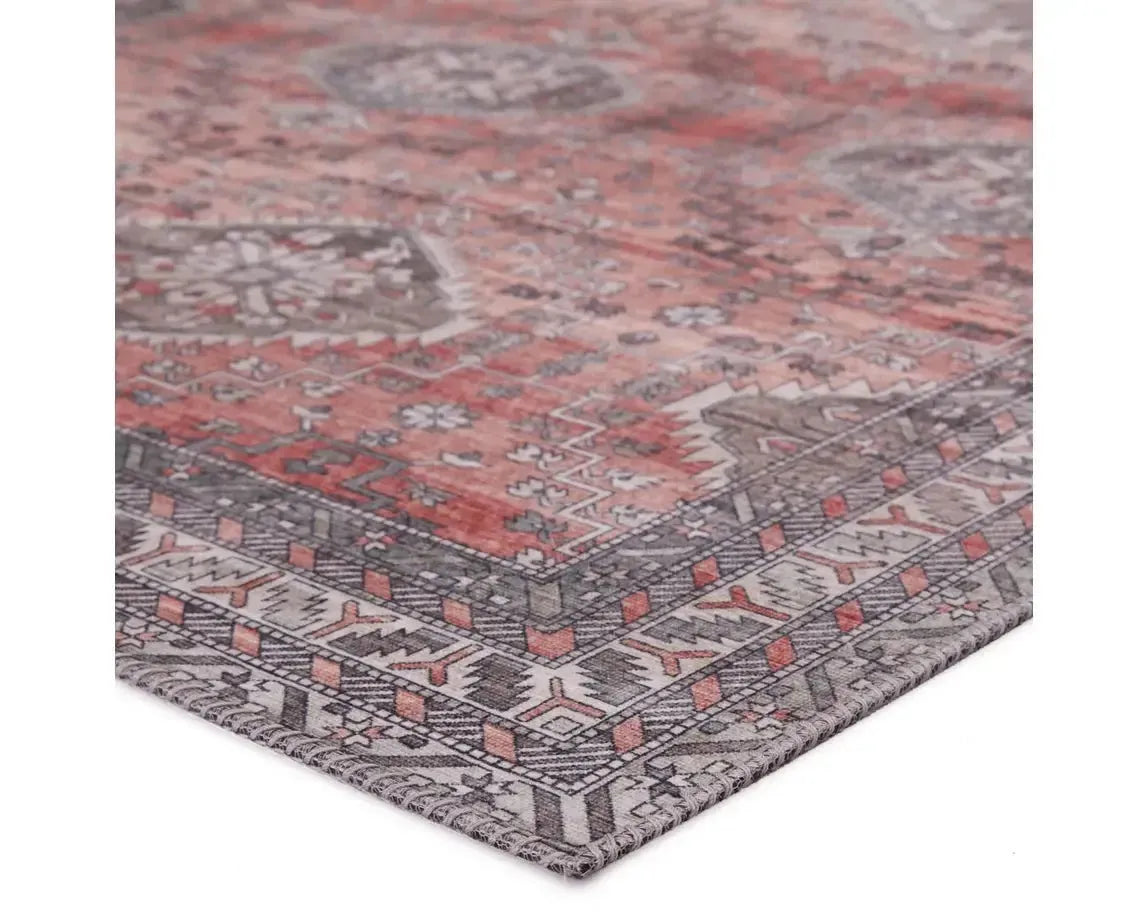 Kalesi KLS04 Red/Grey Rug