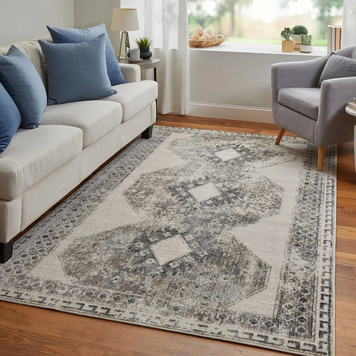 Kano 86439LIF Ivory/Taupe Rug