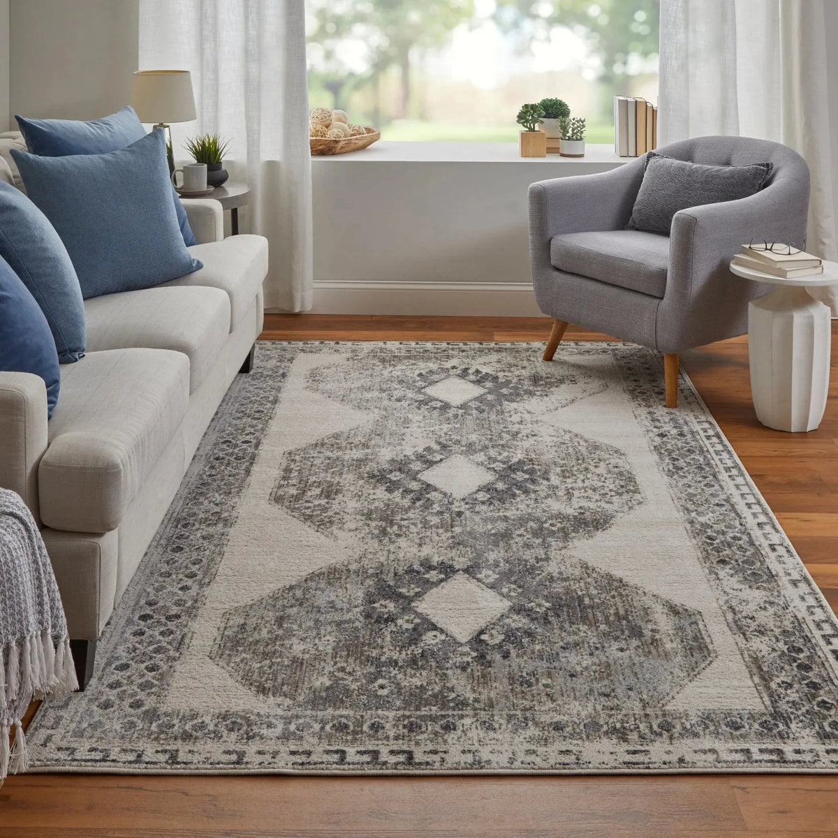 Kano 86439LIF Ivory/Taupe Rug
