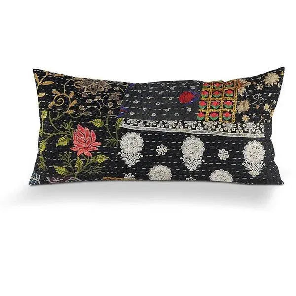 Kantha 07420BLK Black Pillow
