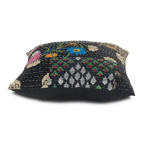 Kantha 07420BLK Black Pillow