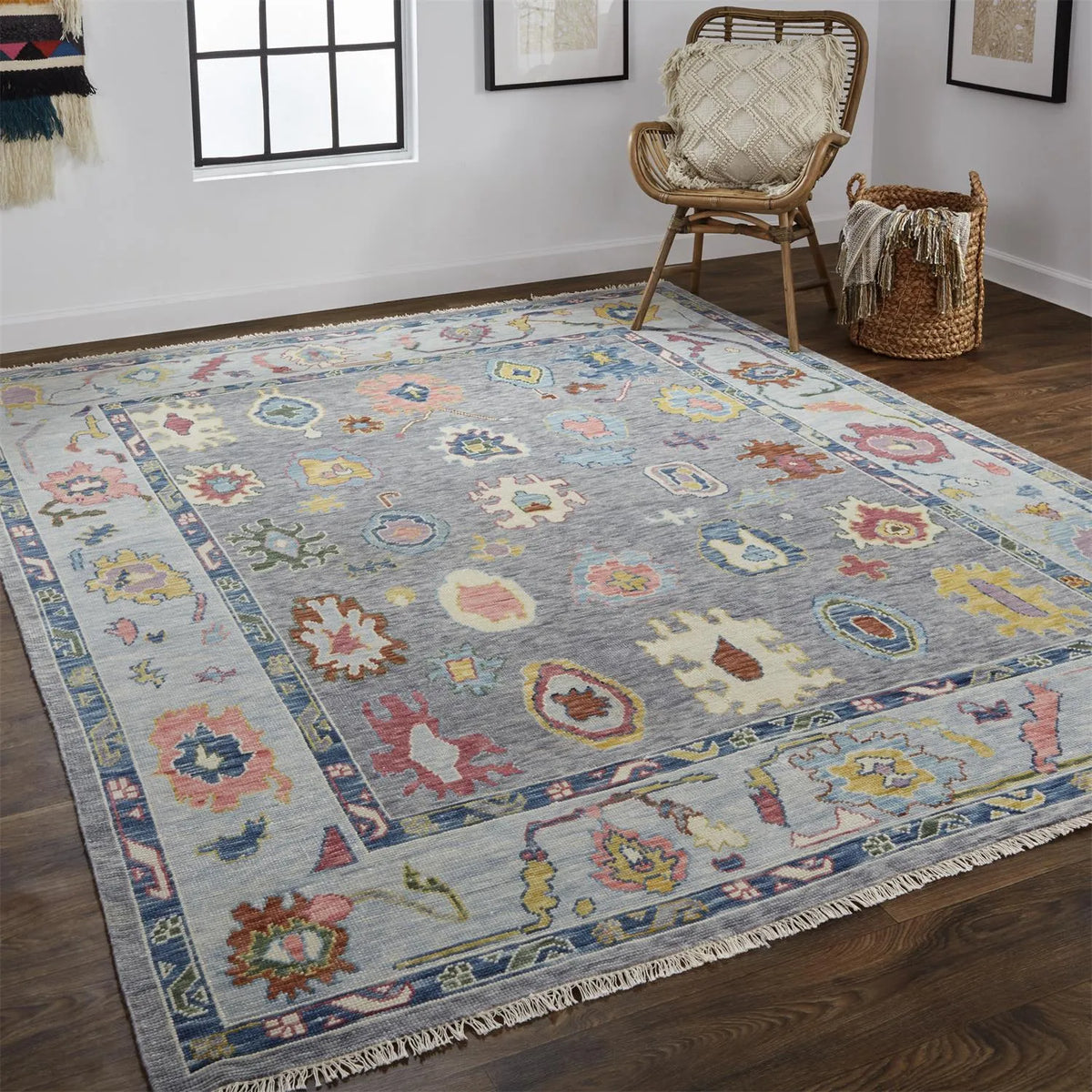 Karina 9096792F Blue/Grey Rug - Rug & Home