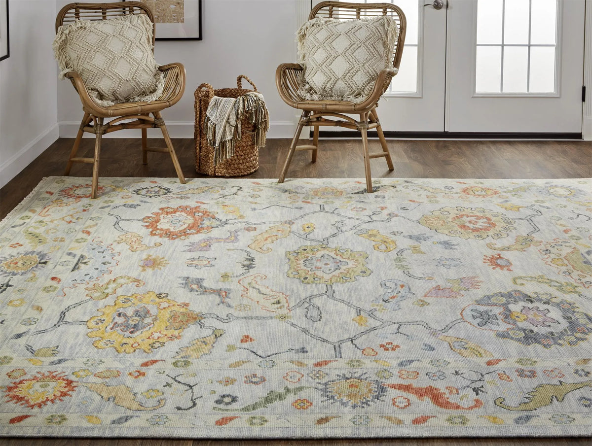 Karina 9096793F Grey/Yellow Rug - Rug & Home