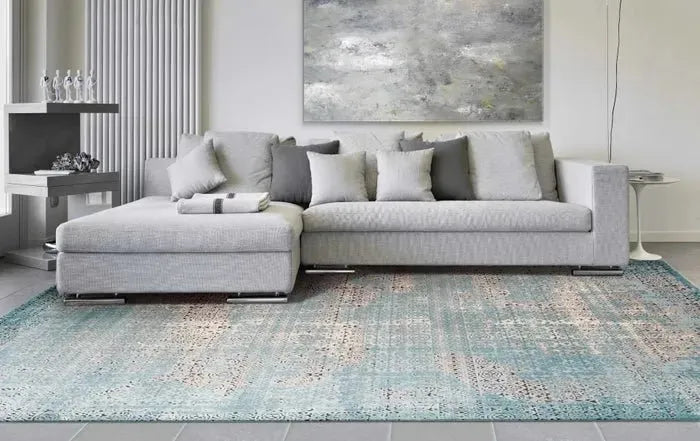 Karma KRM01 Blue Rug