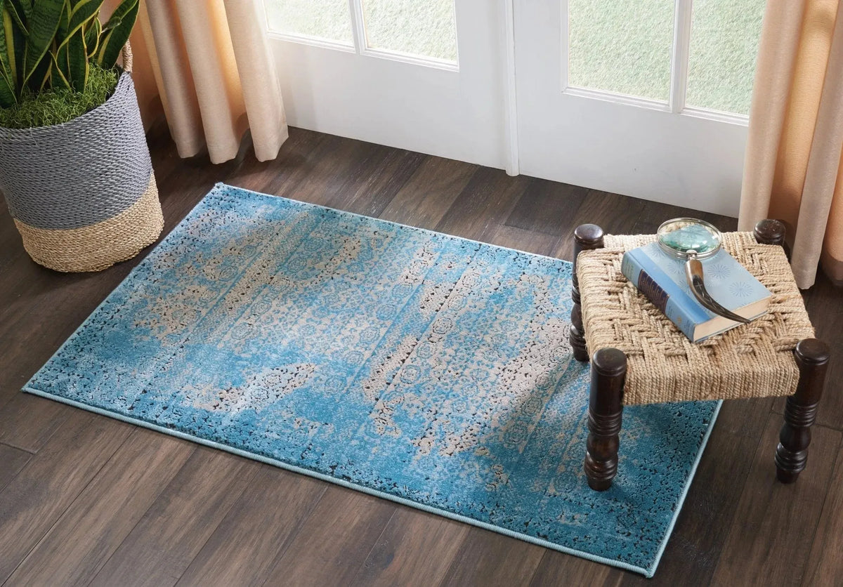 Karma KRM01 Blue Rug