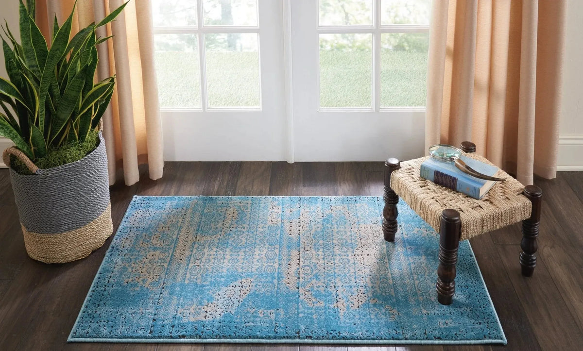Karma KRM01 Blue Rug