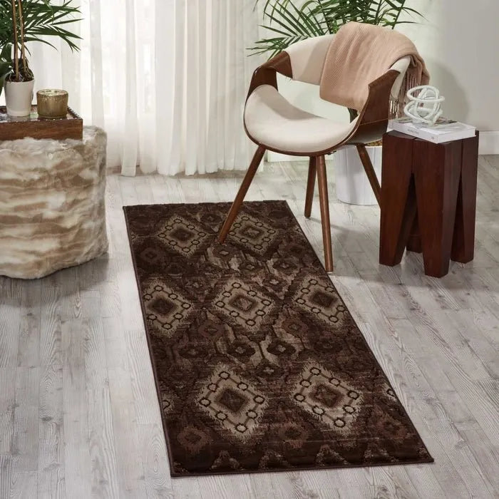 Karma Krm02 Chocolate Rug - Rug & Home