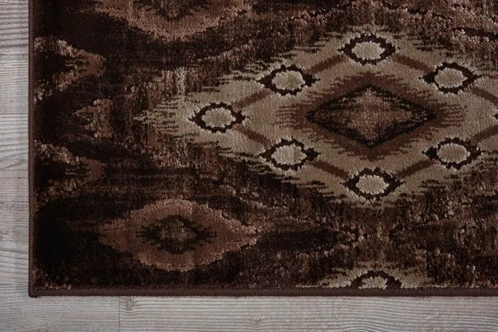 Karma Krm02 Chocolate Rug - Rug & Home