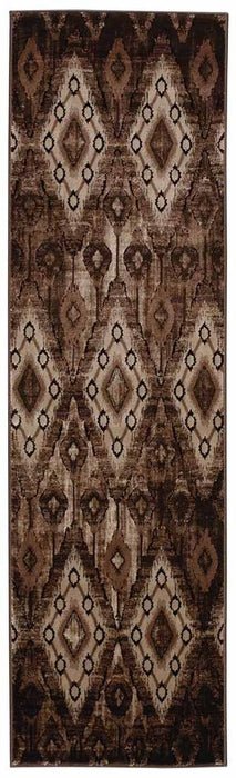 Karma KRM02 Chocolate Rug - Rug & Home