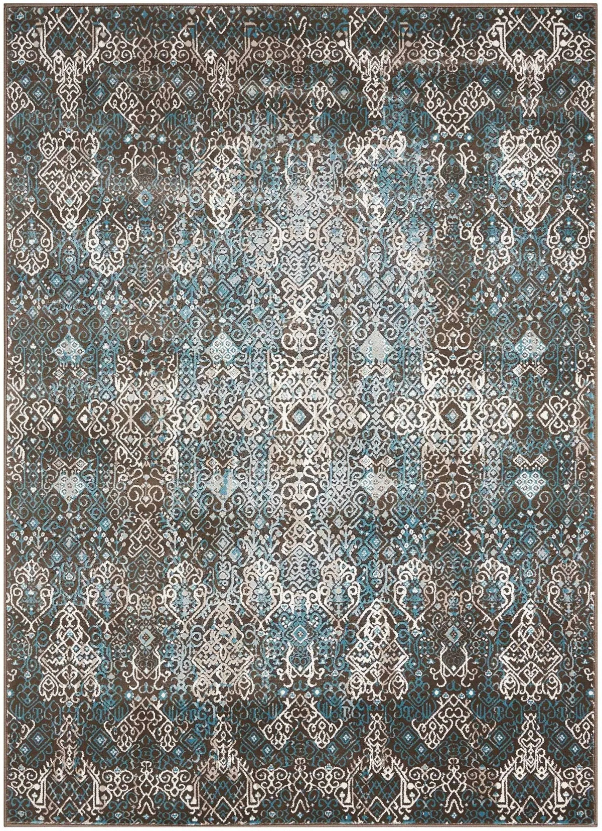 Karma KRM04 Blue Rug - Rug & Home