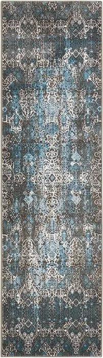 Karma KRM04 Blue Rug - Rug & Home