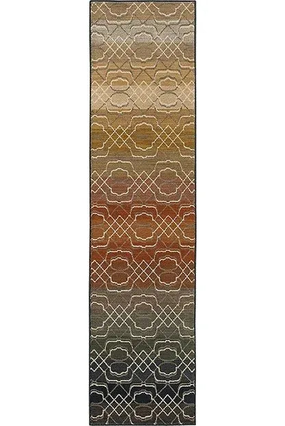 Kasbah 3945B Brown Rust Rug