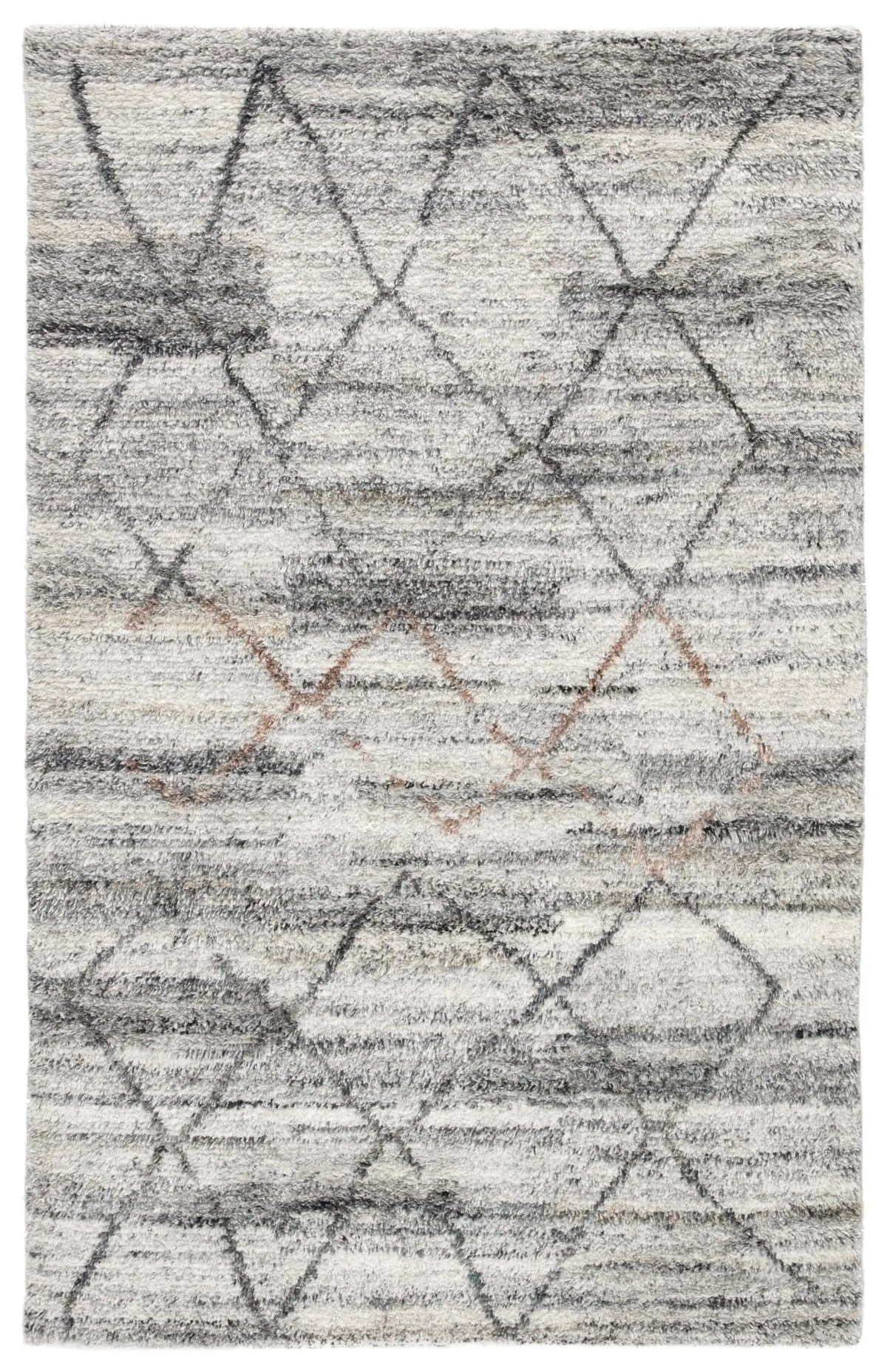 Kasbah KAS01 Kenzi Gray/Brown Rug - Rug & Home