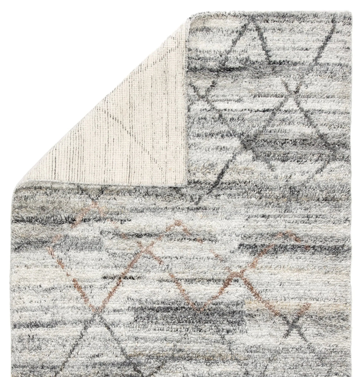 Kasbah KAS01 Kenzi Gray/Brown Rug - Rug & Home