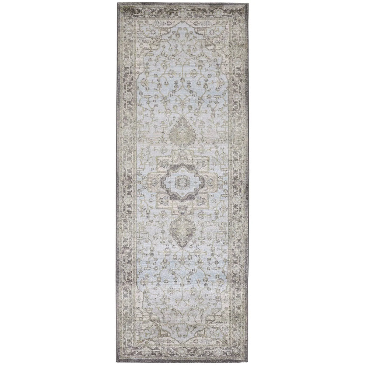 Katari 3377F Gray/Blue Rug - Rug & Home