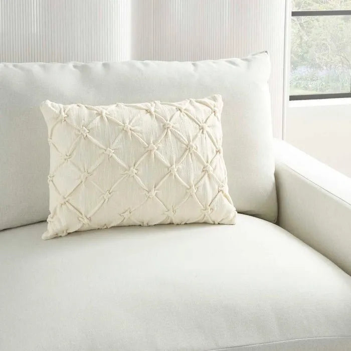 Kathy Ireland AA242 Ivory Pillow - Rug & Home