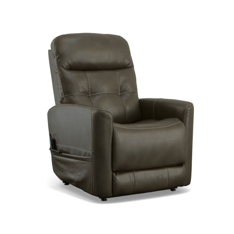 Kenner Fabric Power Lift Recliner with Right-Hand Control & Power Headrest - Rug & Home