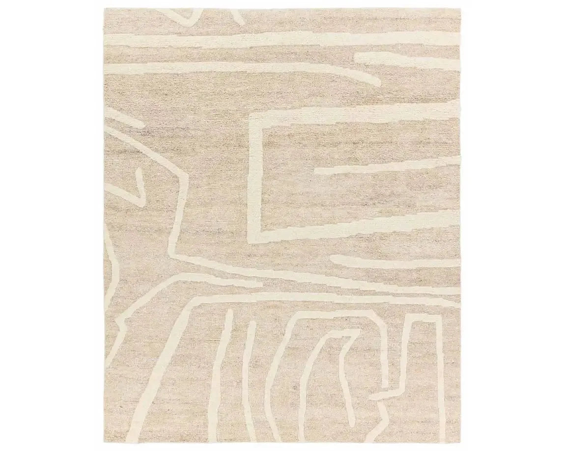 Keoka KEO04 Tan/Cream Rug - Rug & Home