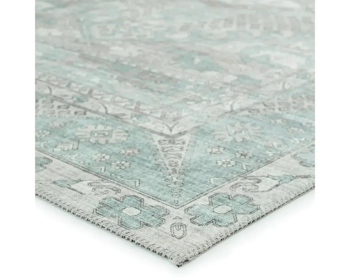 Keyara KNC01 Green/Grey Rug - Rug & Home