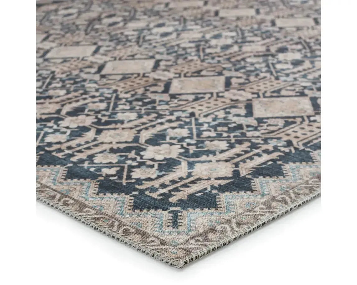 Keyara KNC07 Blue/Tan Rug