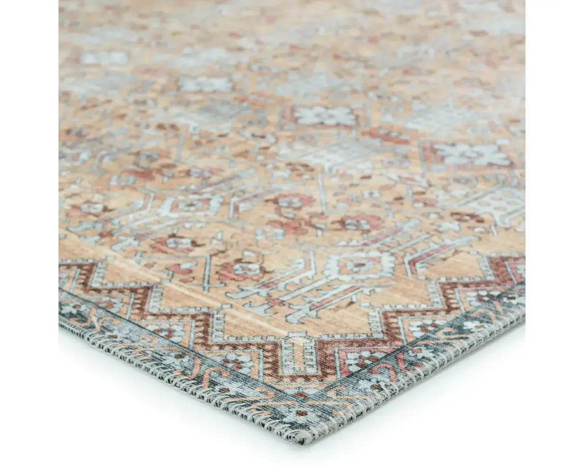 Keyara KNC08 Tan/Grey Rug - Rug & Home