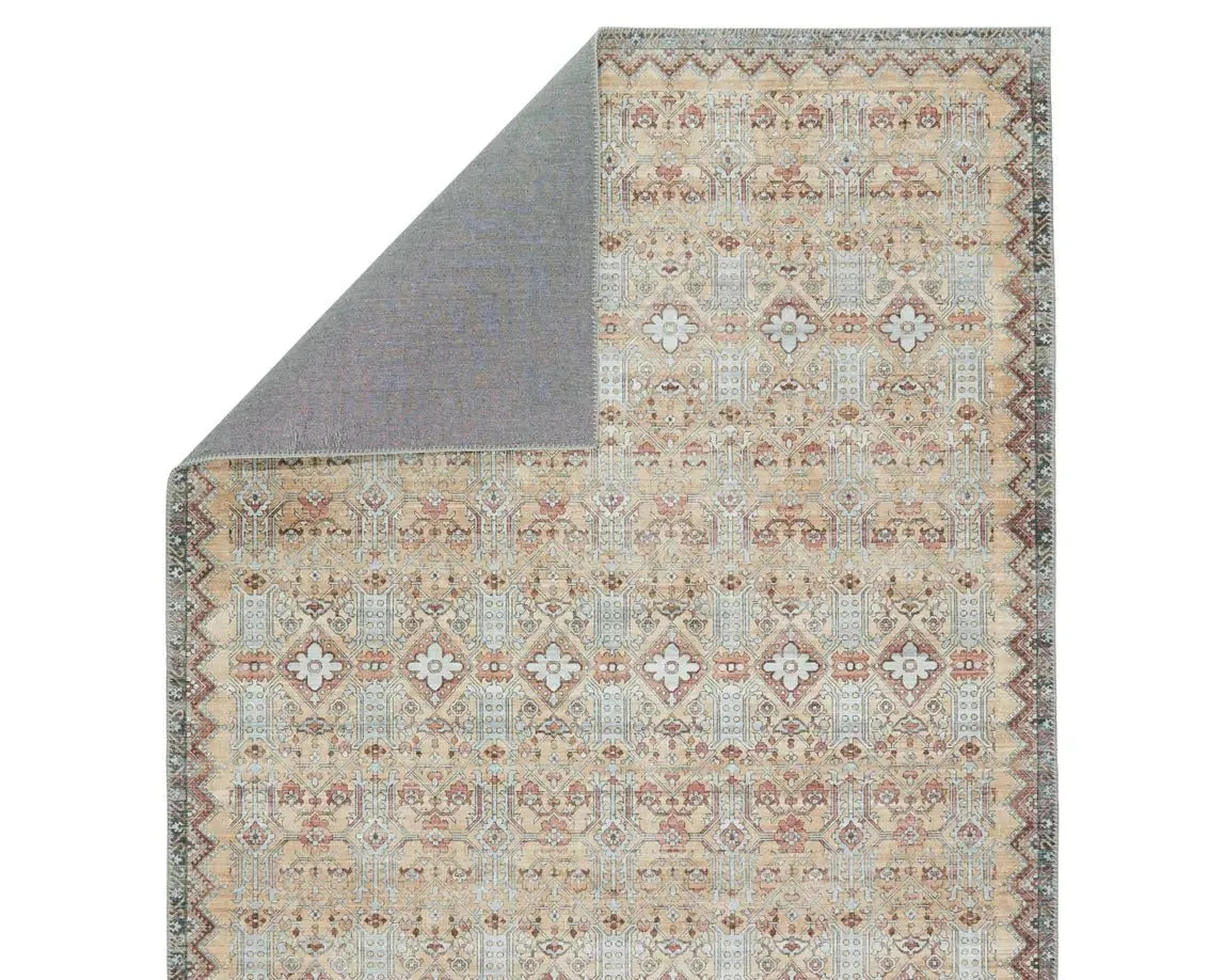 Keyara KNC08 Tan/Grey Rug - Rug & Home