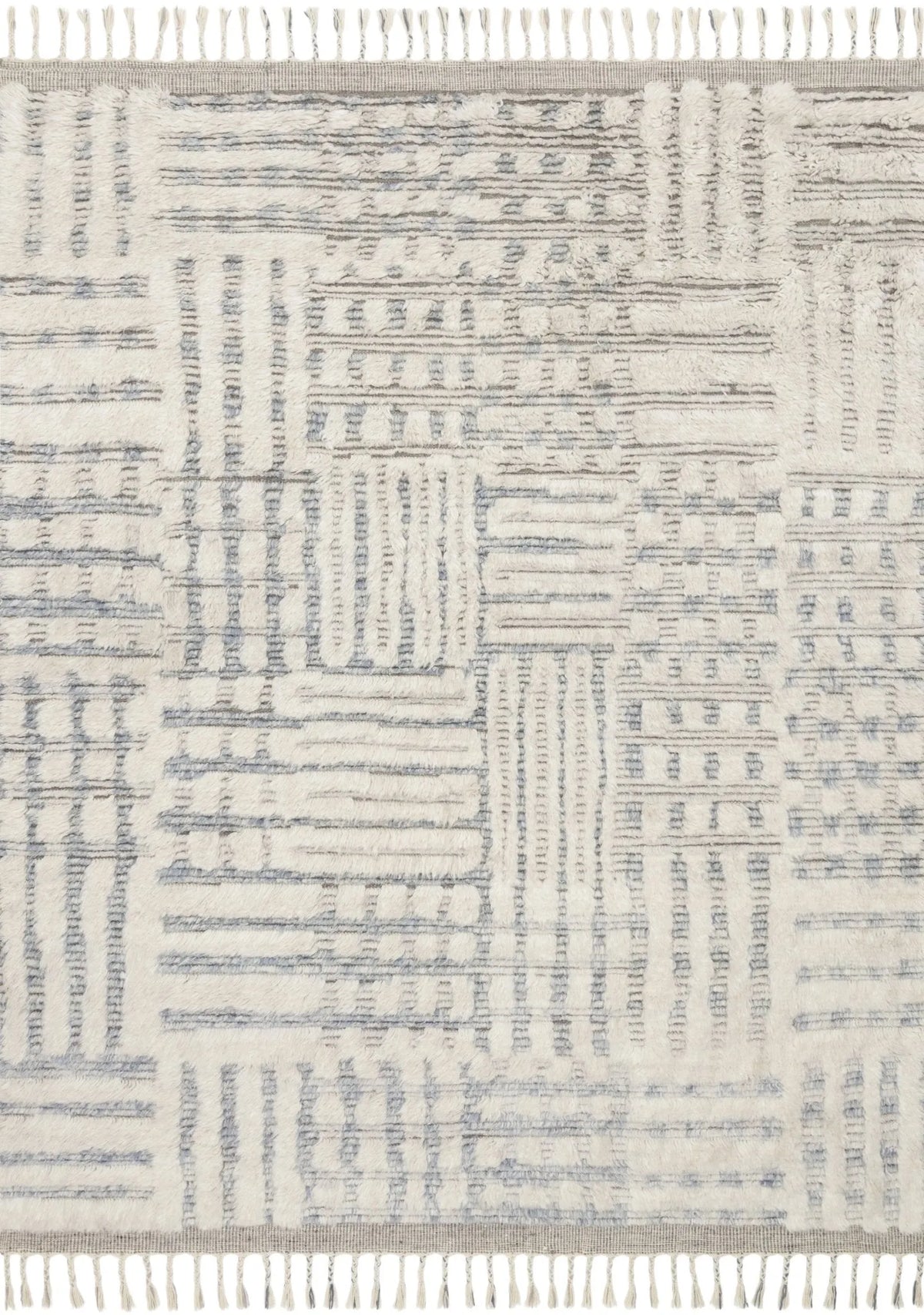 Khalid Kf-01 Ivory/Sky Rug - Rug & Home