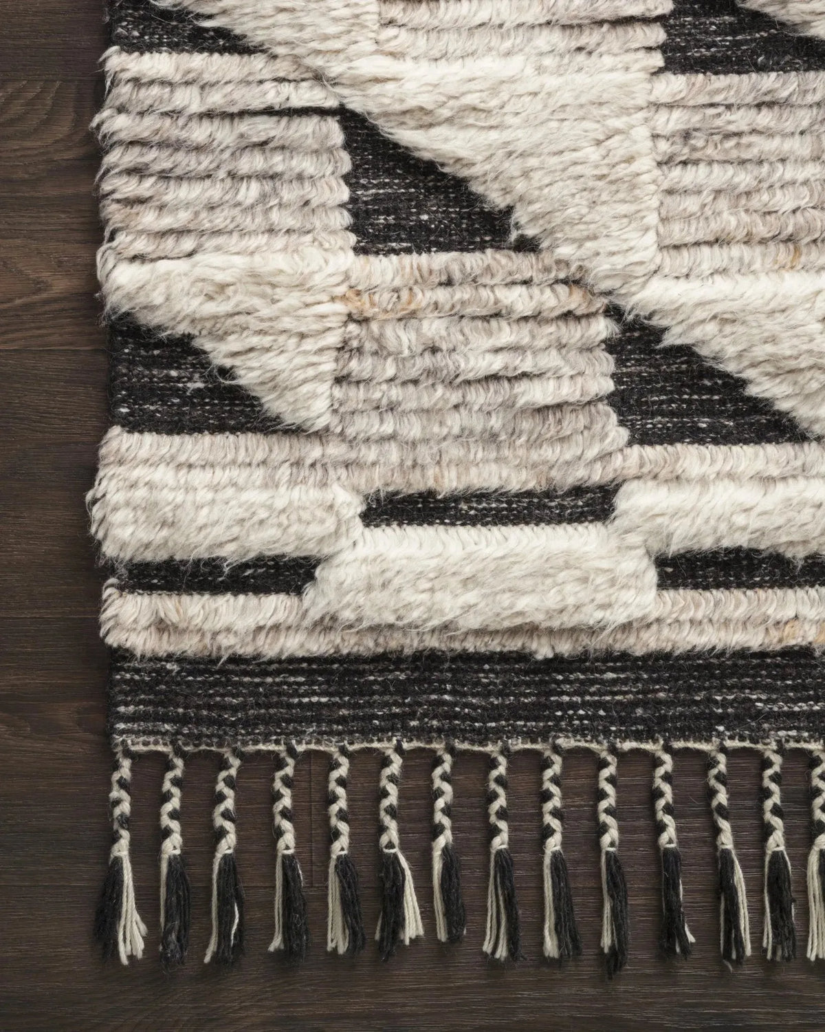 Khalid Kf-02 Natural/Black Rug