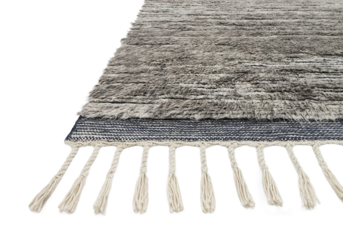 Khalid Kf-04 Pewter/Ink Rug - Rug & Home