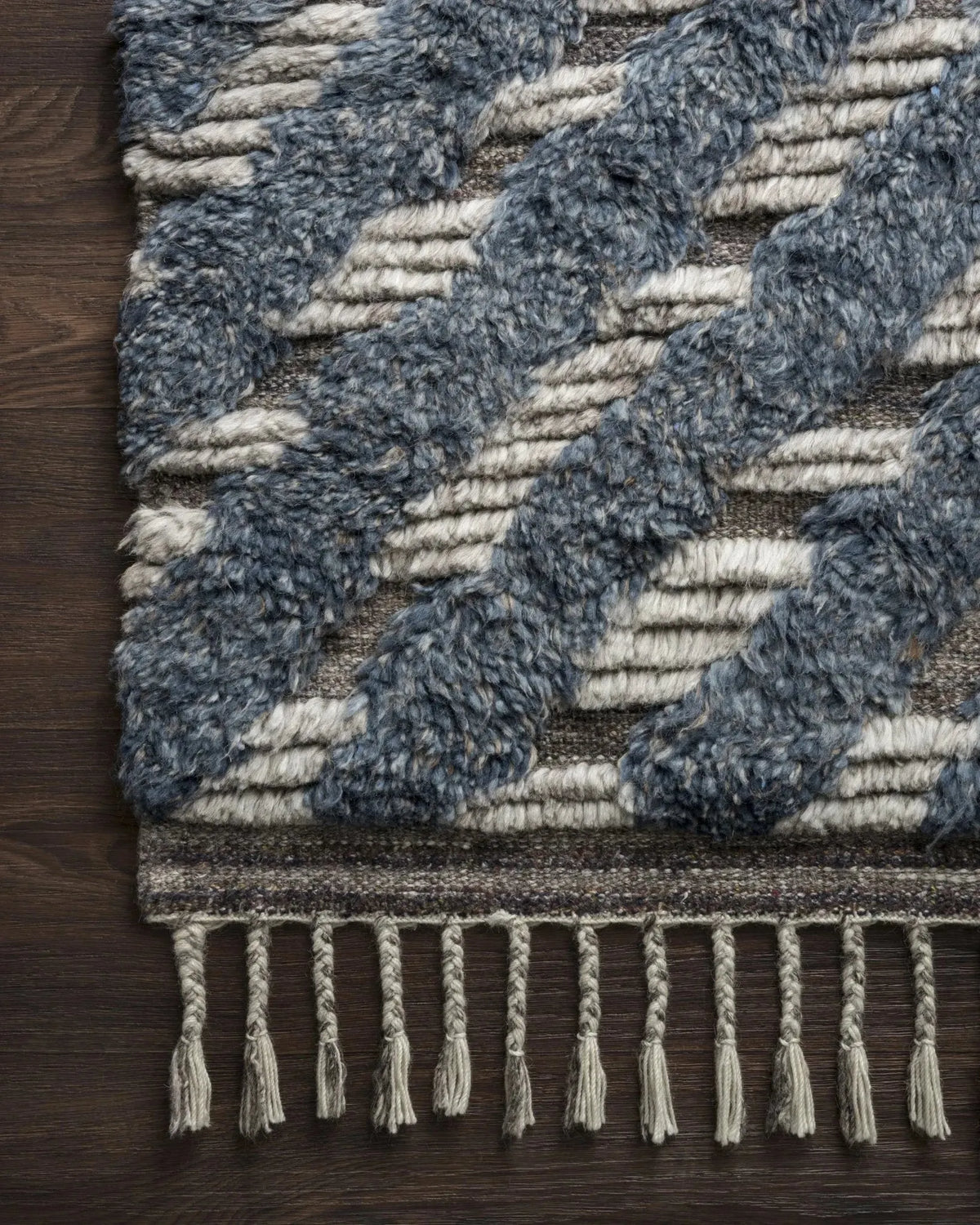 Khalid Kf-06 Blue/Pewter Rug