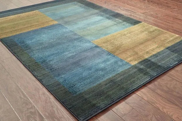 Kharma II 1092L Blue/ Gold Rug - Rug & Home