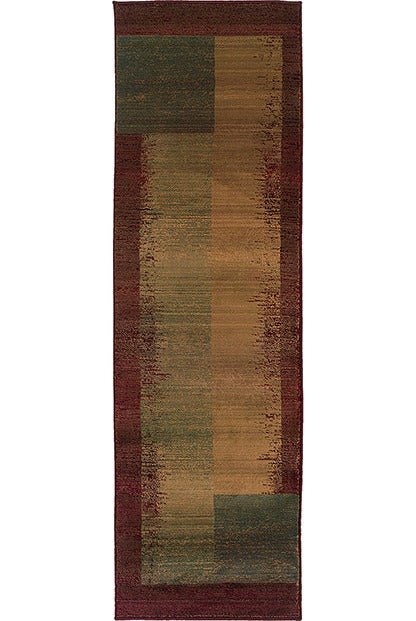 Kharma II 1092W Green/ Red Rug - Rug & Home