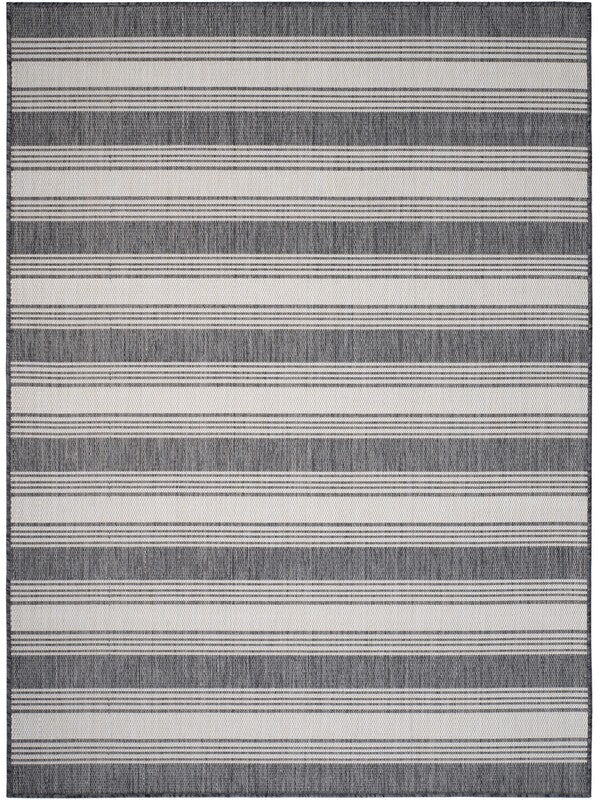 Kilimanjaro 81753AWH Anthracite White Rug - Rug & Home