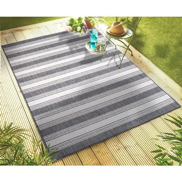 Kilimanjaro 81753AWH Anthracite White Rug - Rug & Home