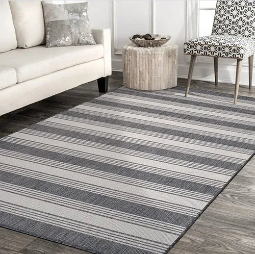 Kilimanjaro 81753AWH Anthracite White Rug - Rug & Home