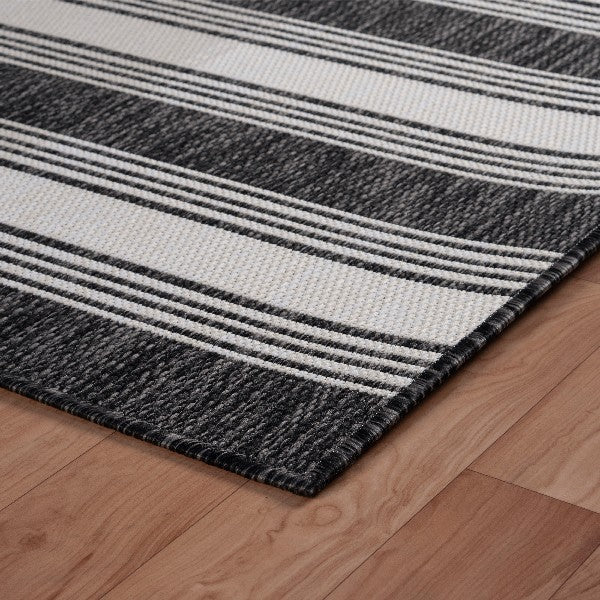 Kilimanjaro 81753AWH Anthracite White Rug - Rug & Home