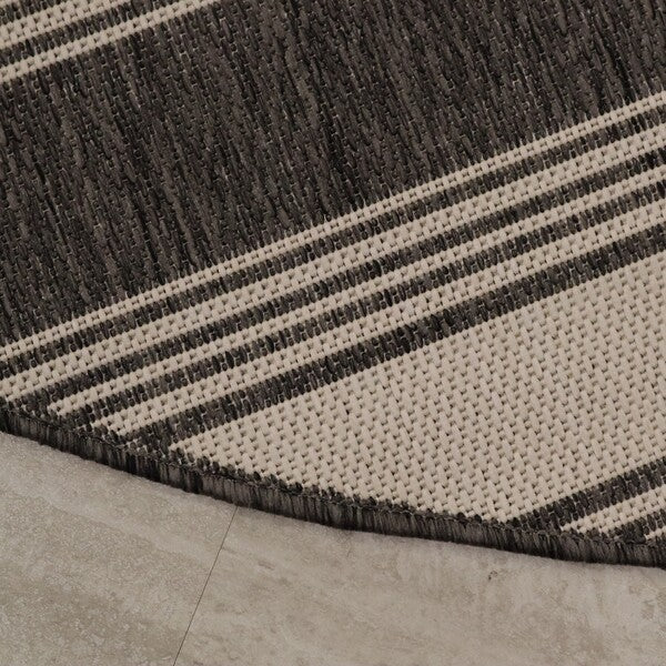 Kilimanjaro 81753AWH Anthracite White Rug - Rug & Home