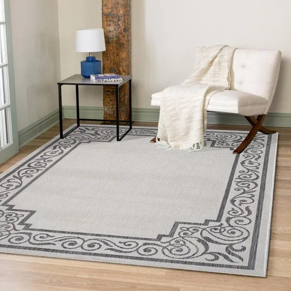 Kilimanjaro 81756WAN White/Anthracite Rug - Rug & Home