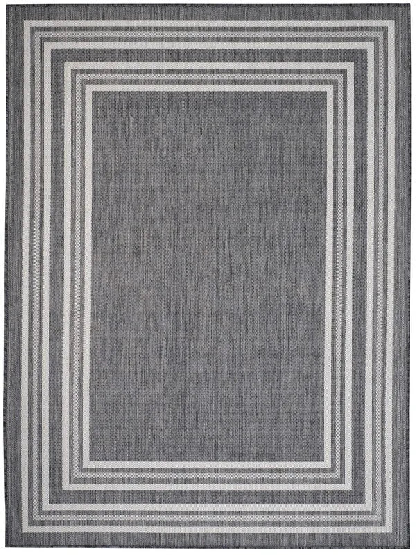 Kilimanjaro 81757AWH Anthracite White Rug - Rug & Home