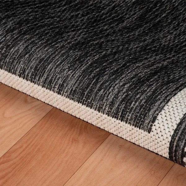 Kilimanjaro 81757AWH Anthracite White Rug - Rug & Home