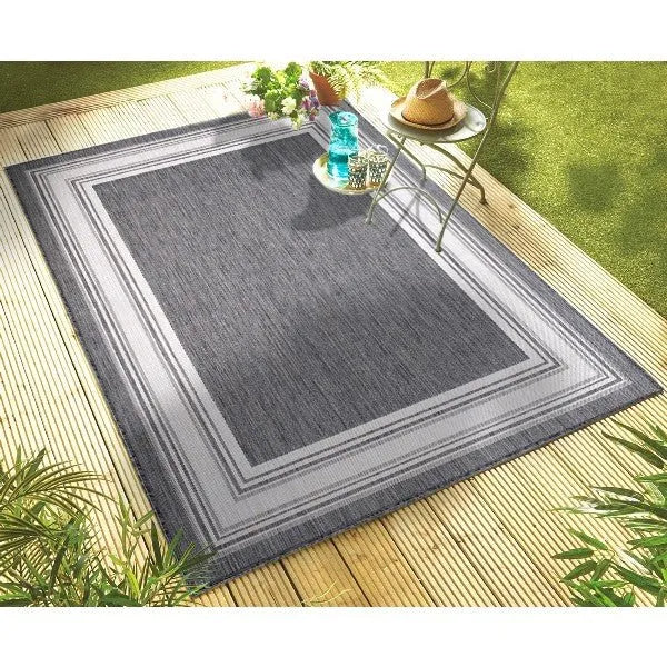 Kilimanjaro 81758AWH Anthracit White Rug - Rug & Home