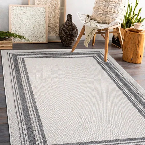 Kilimanjaro 81759WAN White/Anthracite Rug - Rug & Home